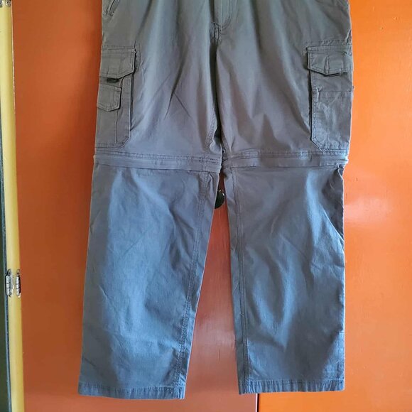 NEW Men's Cargo Convertible Pant (GRAY) - Picture 6 of 12
